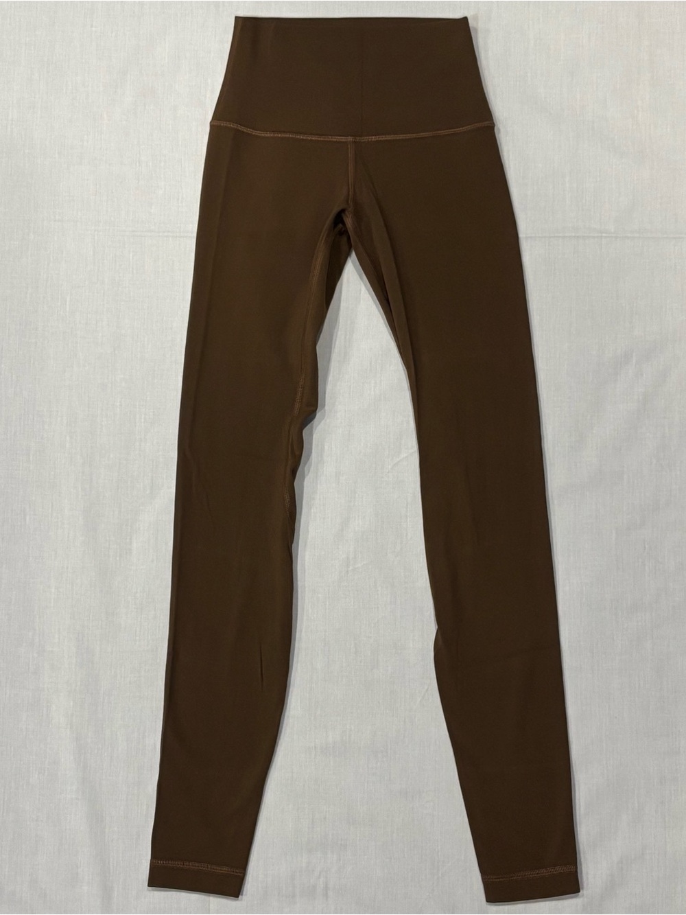 Lululemon Align High Rise Pant 26” Nulu Leggings Dark Brown Size 0 LW5DITS